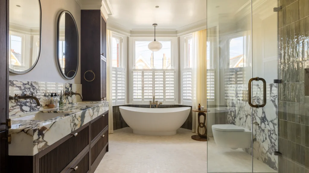 Project London featured in Livingetc: Arched shower trends and architectural bathroom design article